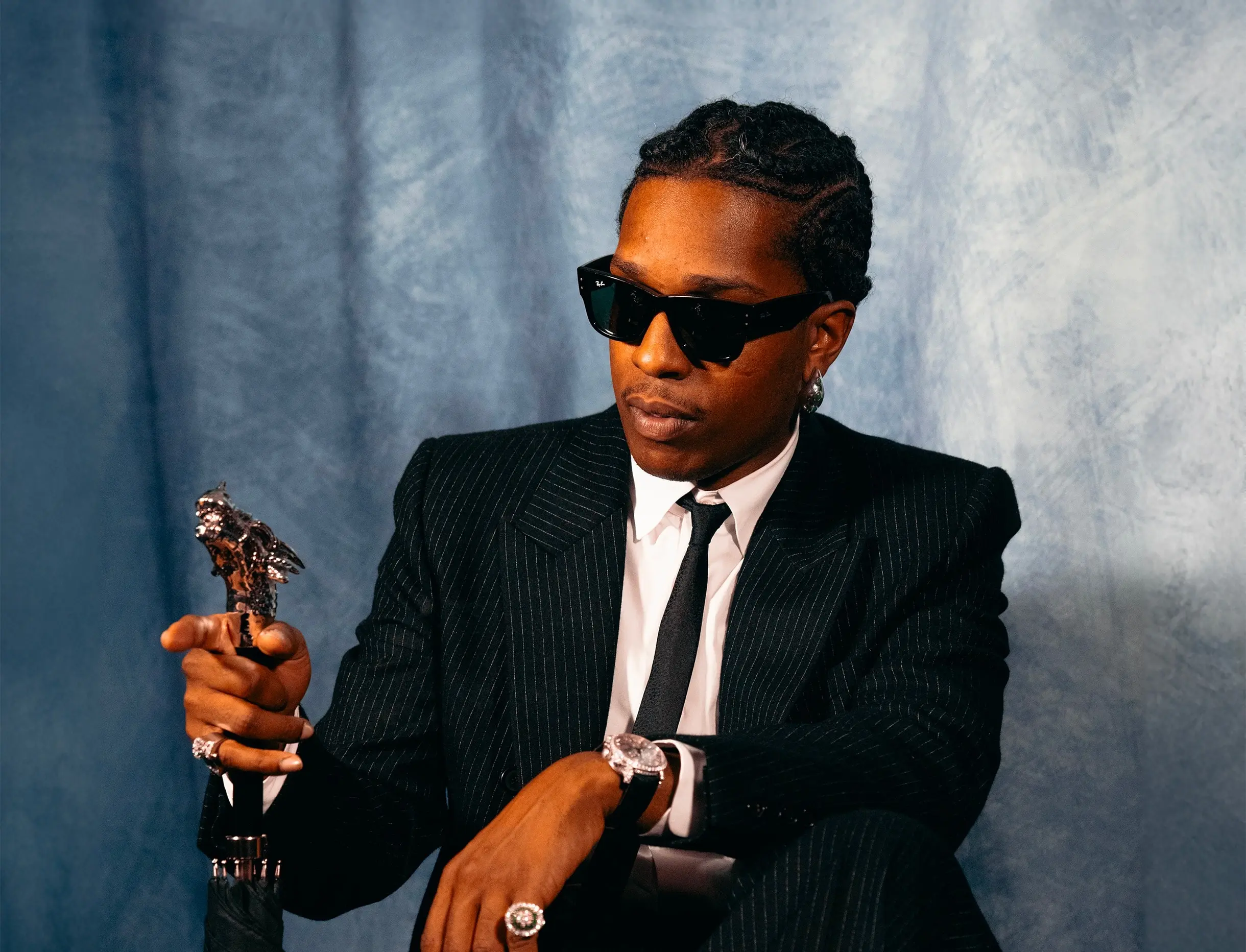 A$AP Rocky in official Ray-Ban brand photography