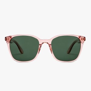 Transparent Green Full Rim Wayfarer Sunglasses
