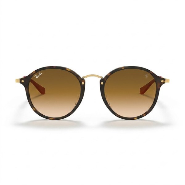 Ray-Ban RB2447MF Round Fleck Scuderia Ferrari Collection F61351 sunglasses, front view