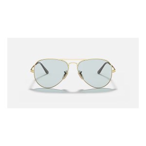 نظارة شمسية راي بان RB3689 Aviator Metal II بتصميم طيار معدني