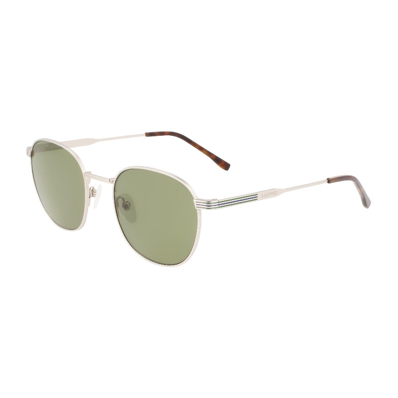 Lacoste L251S 040 matte silver green sunglasses